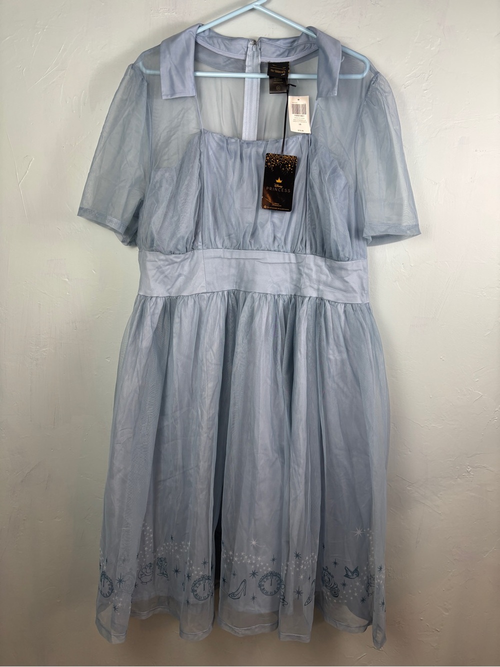 Her Universe Disney Princess Cinderella Tulle Dress Blue